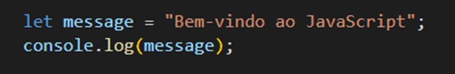 Exemplo de declaração Javascript